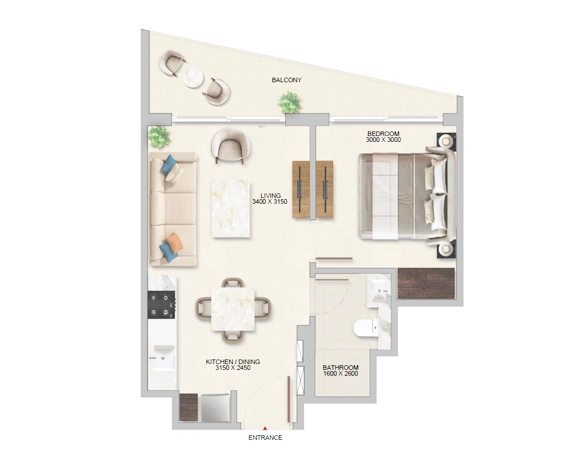 The Serene at Sobha Central Floor Plan