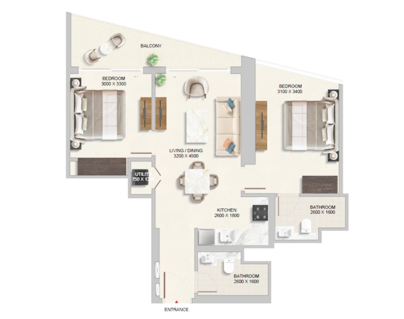 The Serene at Sobha Central Master Plan