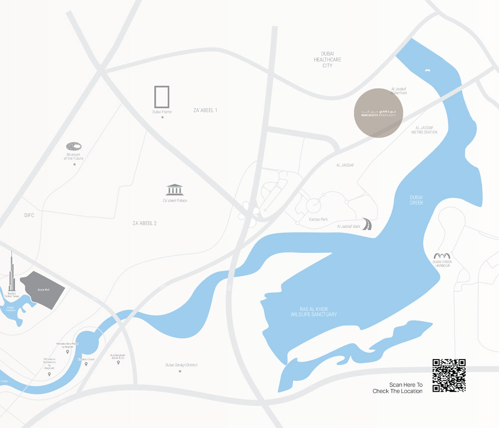 Binghatti Moonlight Location