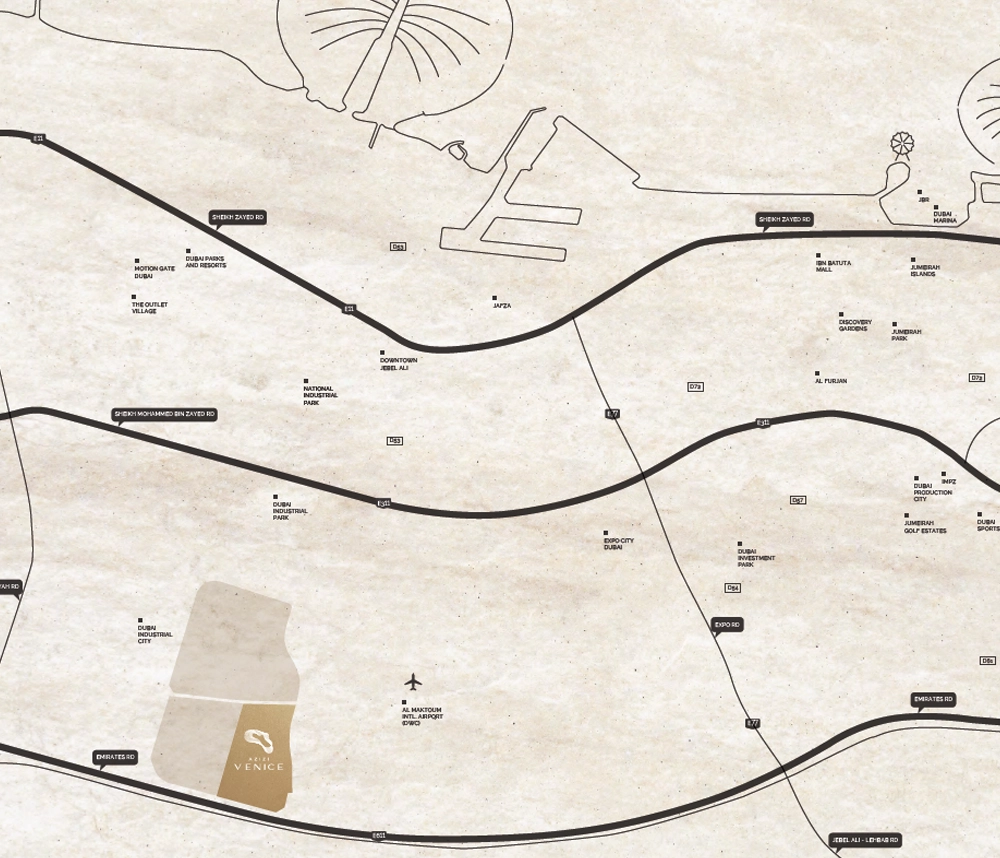 Ubicación de Azizi Monaco Mansions