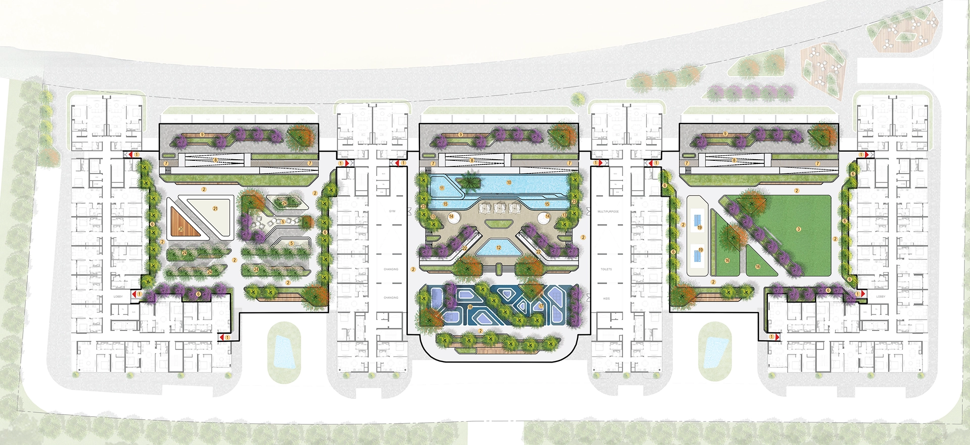 Selene Beach Residences Site Plan