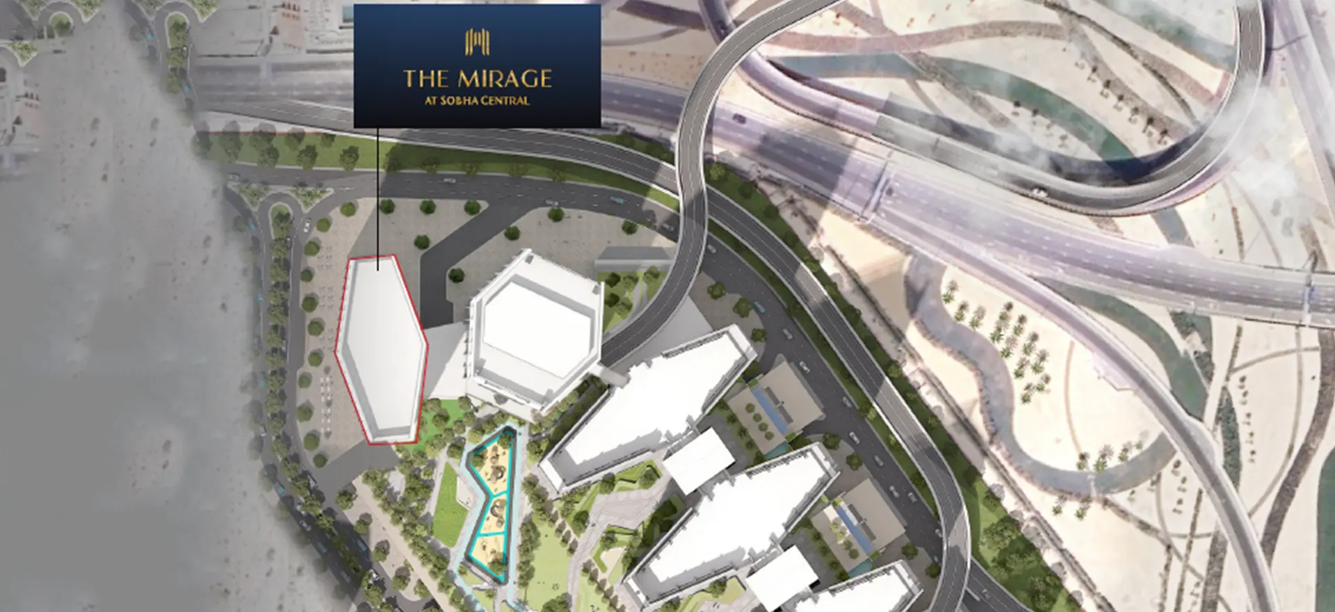 The Mirage at Sobha Central Site Plan