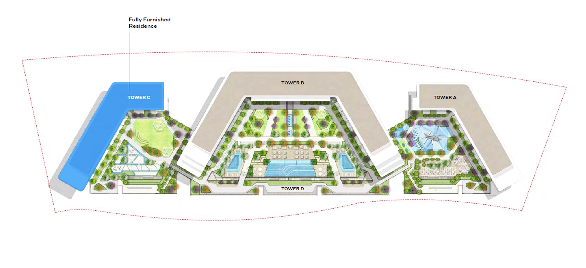 Coraline Beach Residences Site Plan