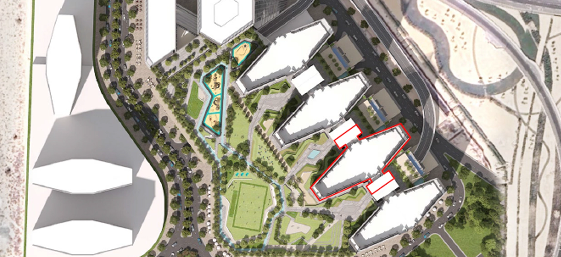 The Horizon at Sobha Central Site Plan