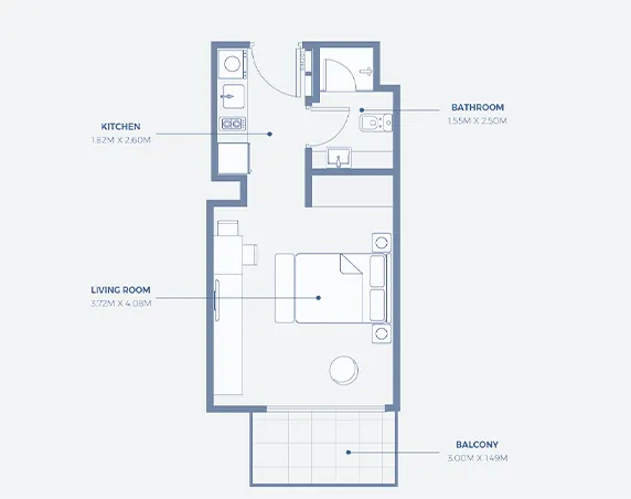 Azizi Amber Floor Plan
