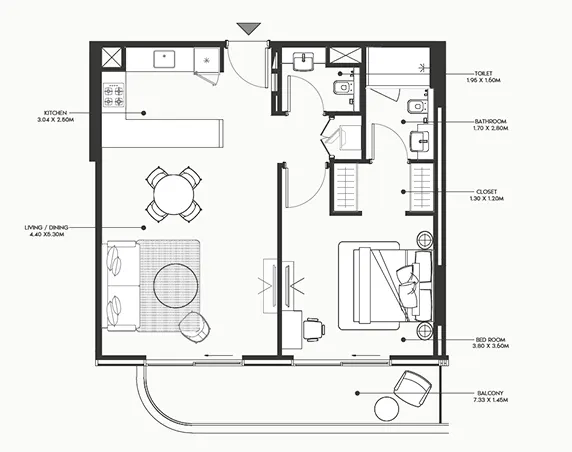 Azizi Amir Floor Plan