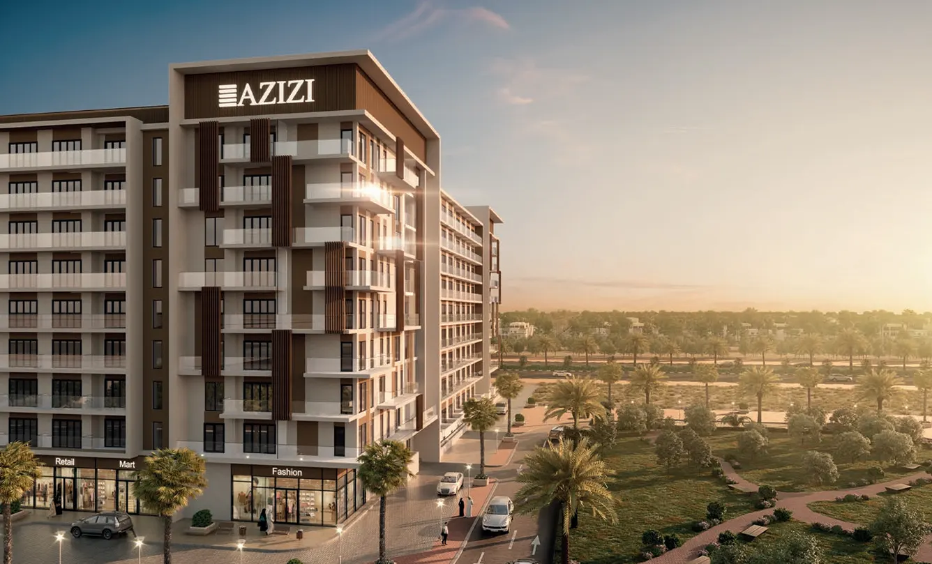 Studio, 1 & 2 BR  floor plan Azizi Beach Oasis 2