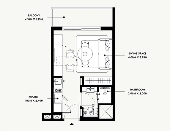 Azizi David Floor Plan