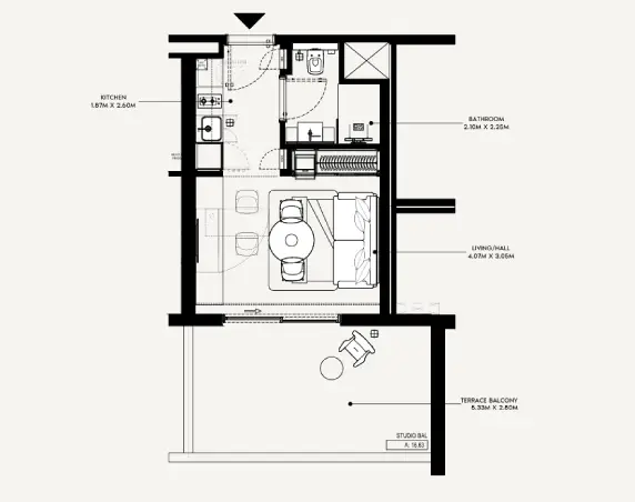 Azizi Jewel Floor Plan