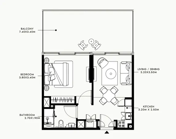 Azizi Raffi Floor Plan
