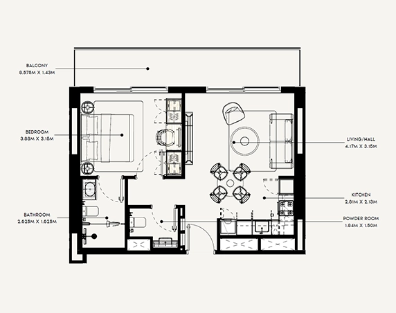 Azizi Rose Floor Plan