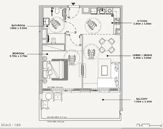 Azizi Zain Floor Plan