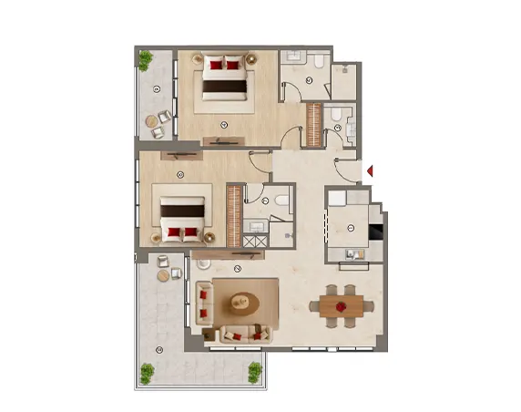 BNW Ramada Residences Floor Plan