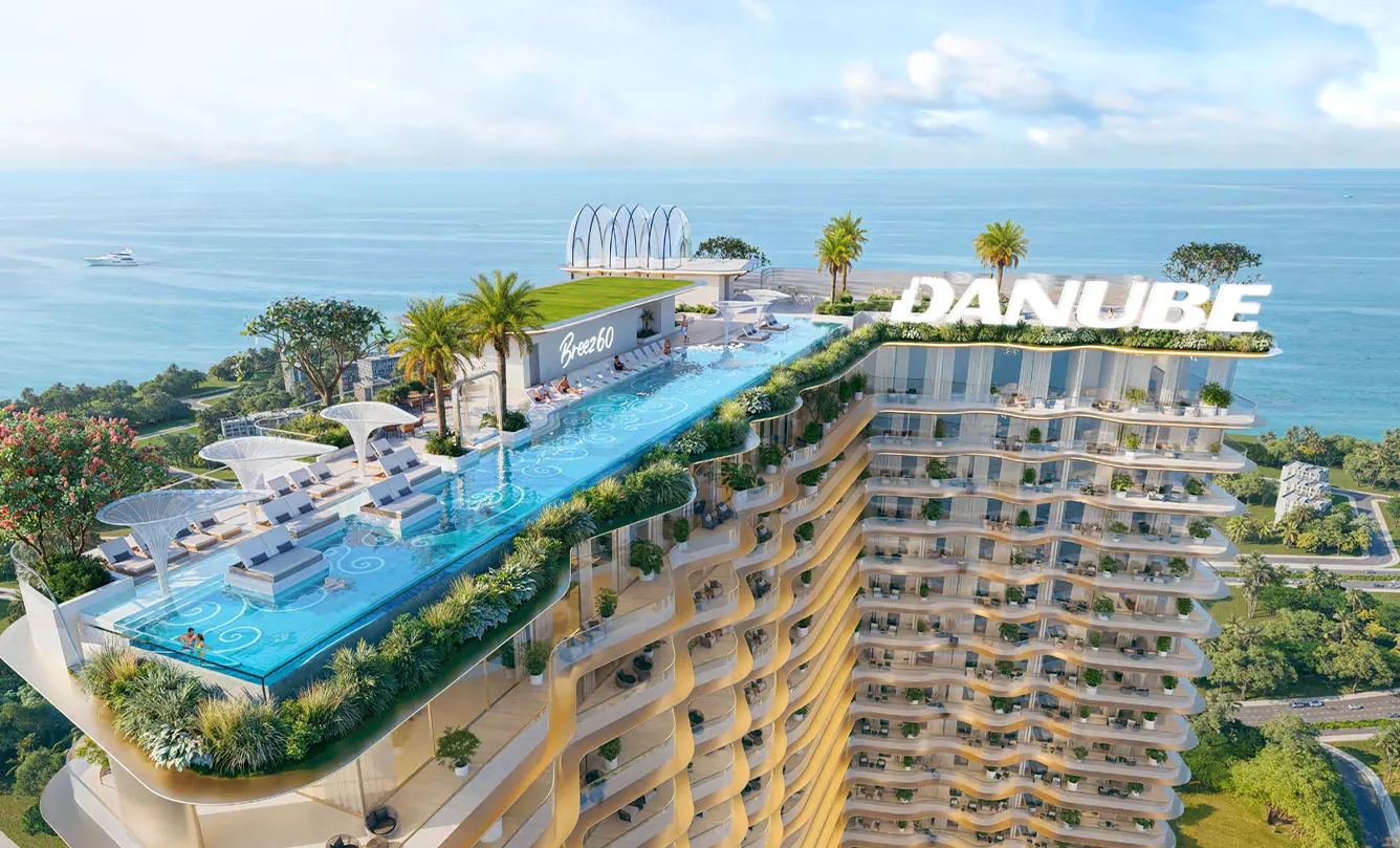 Breez Danube infinity pool