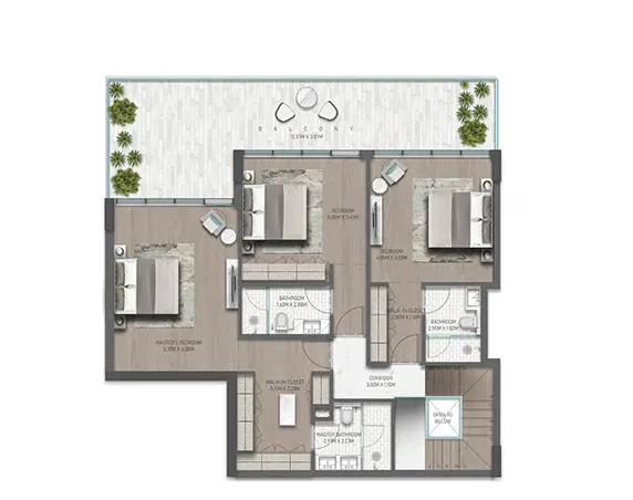 Damac Golf Green Floor Plan
