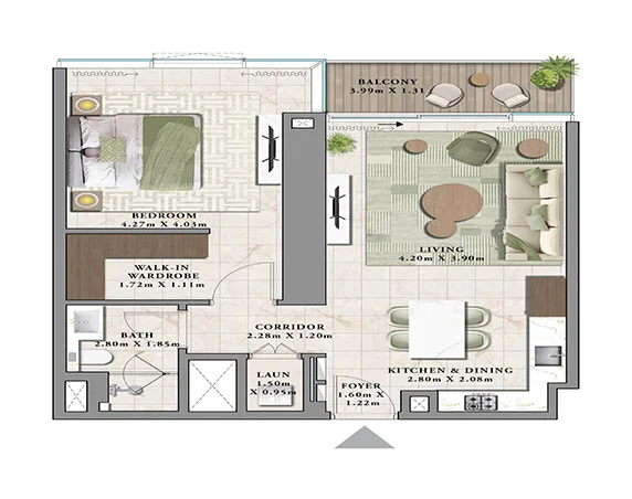 Emaar Avarra by Palace Floor Plan