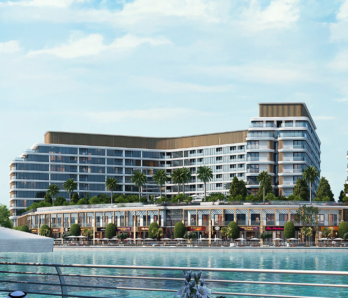 Residencias marinas frente a la bahía de Sobha