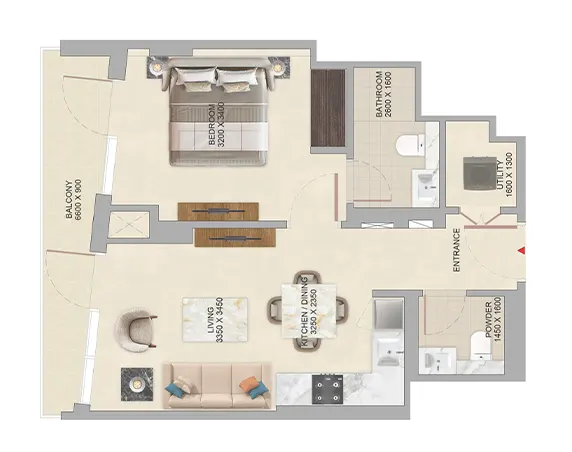 The Orchard at Sobha City 6 Bed Floor Plan
