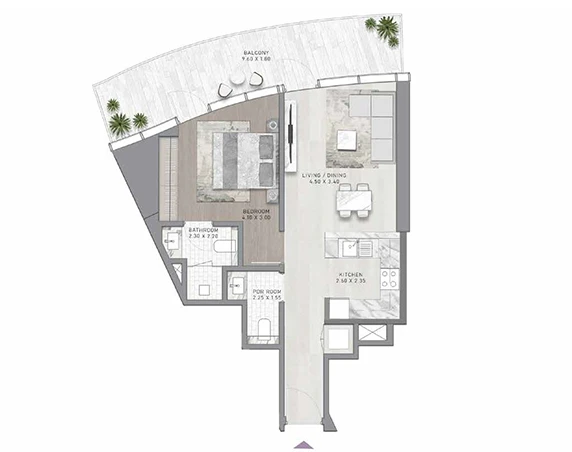 Damac Altitude Floor Plan