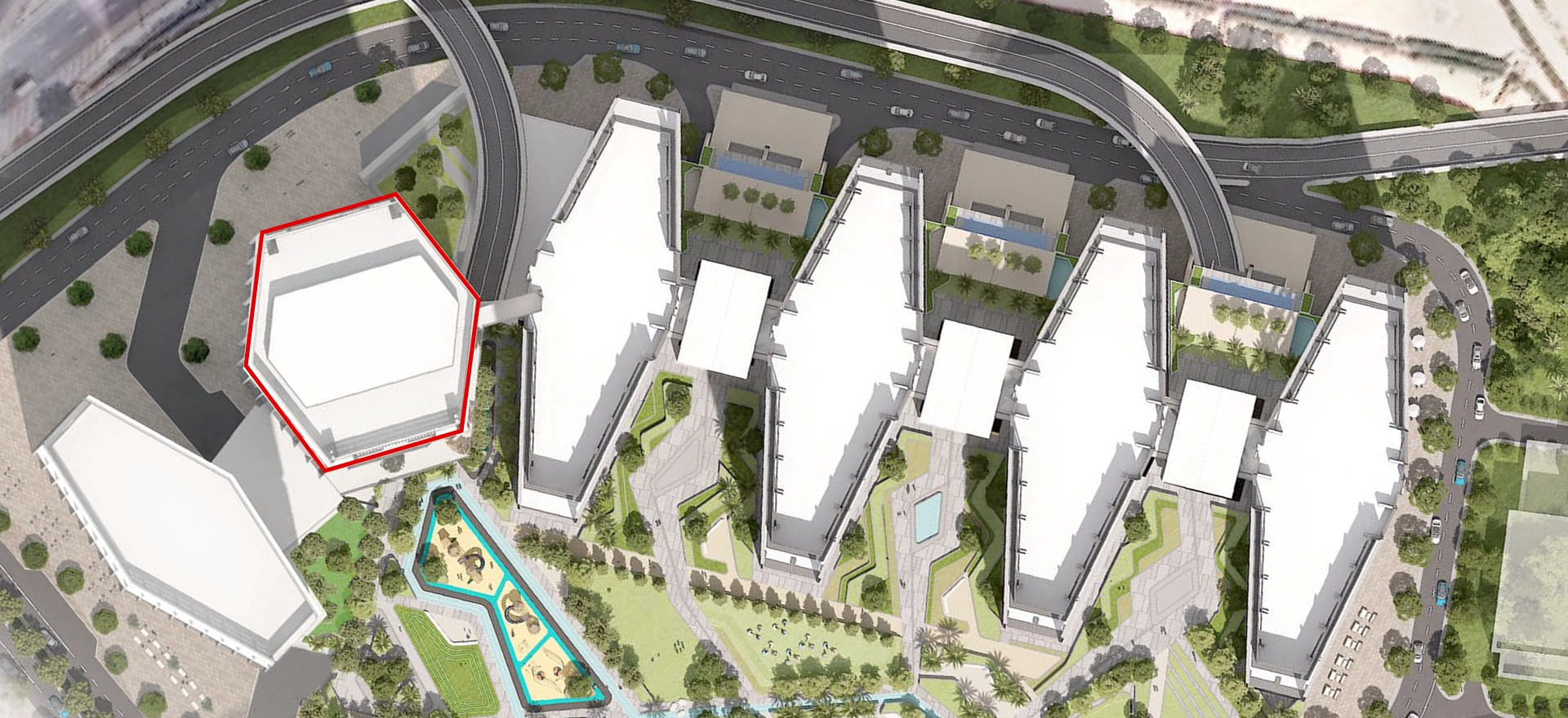 The Pinnacle at Sobha Central Master Plan